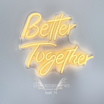 Wynajem Napis LED Better Together